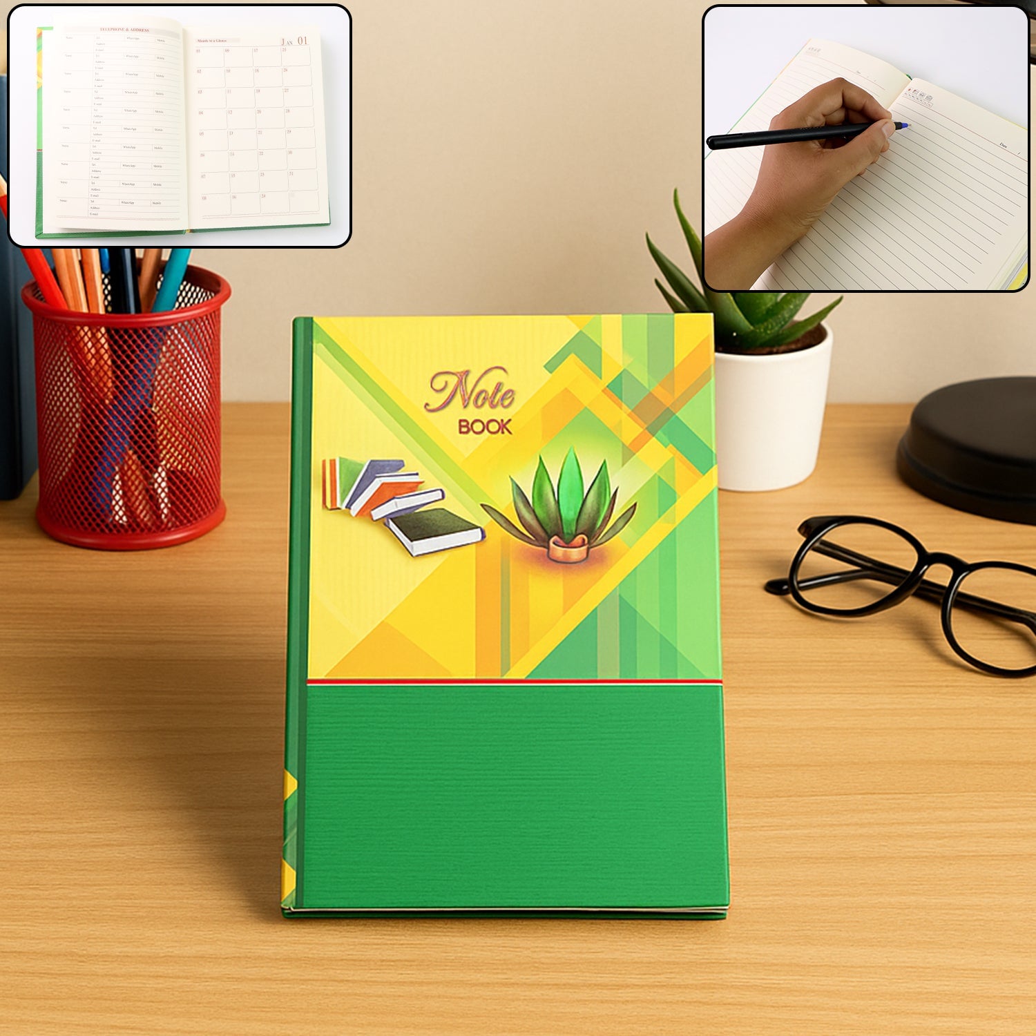 Classic Ruled Journal with Calendar Section Classic Ruled Journal with Calendar Section